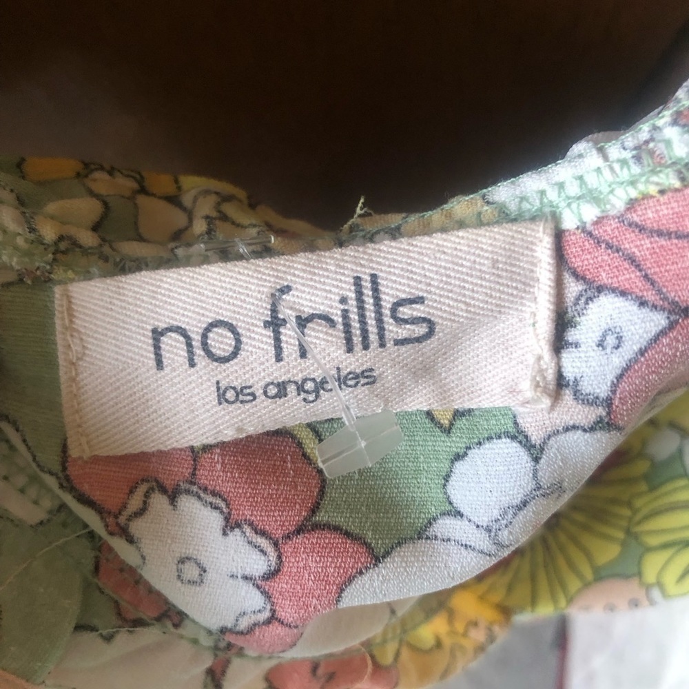 No Frills Los Angeles; Yellow blouse; Size Small - Picture 3 of 3